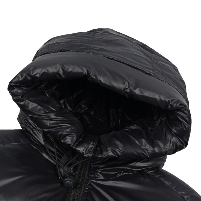 Stone Island Black Puffer Down Jacket with Removable Hood view