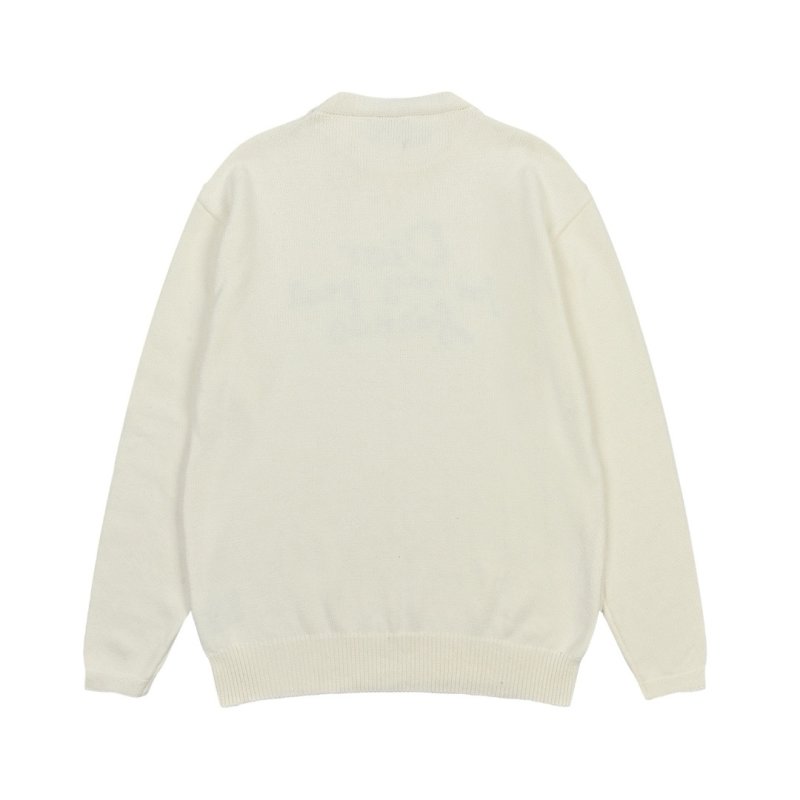 Dior Cream Knit Sweater 'For My Dear Friends' Print view