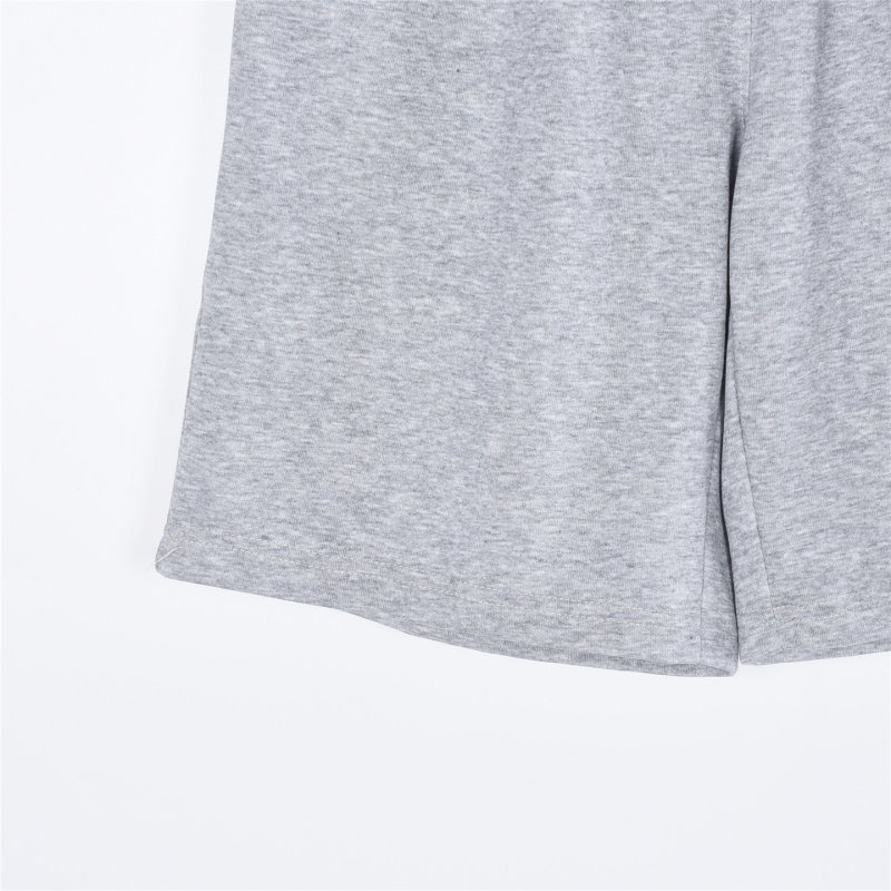 Kailas Embroidered Logo Drawstring Shorts Grey view