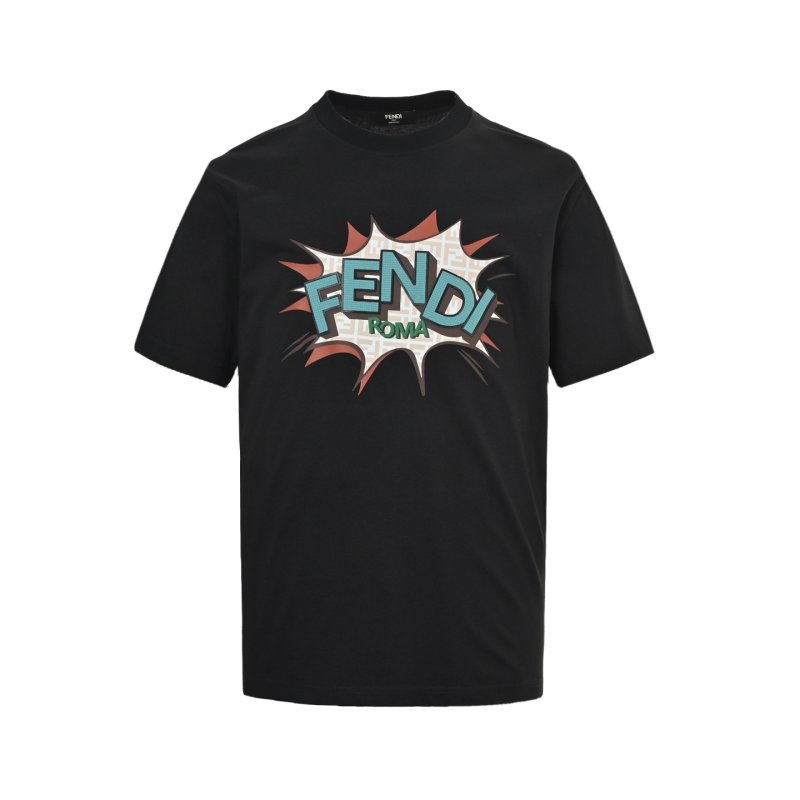 Fendi Mania Black Graphic T-Shirt view