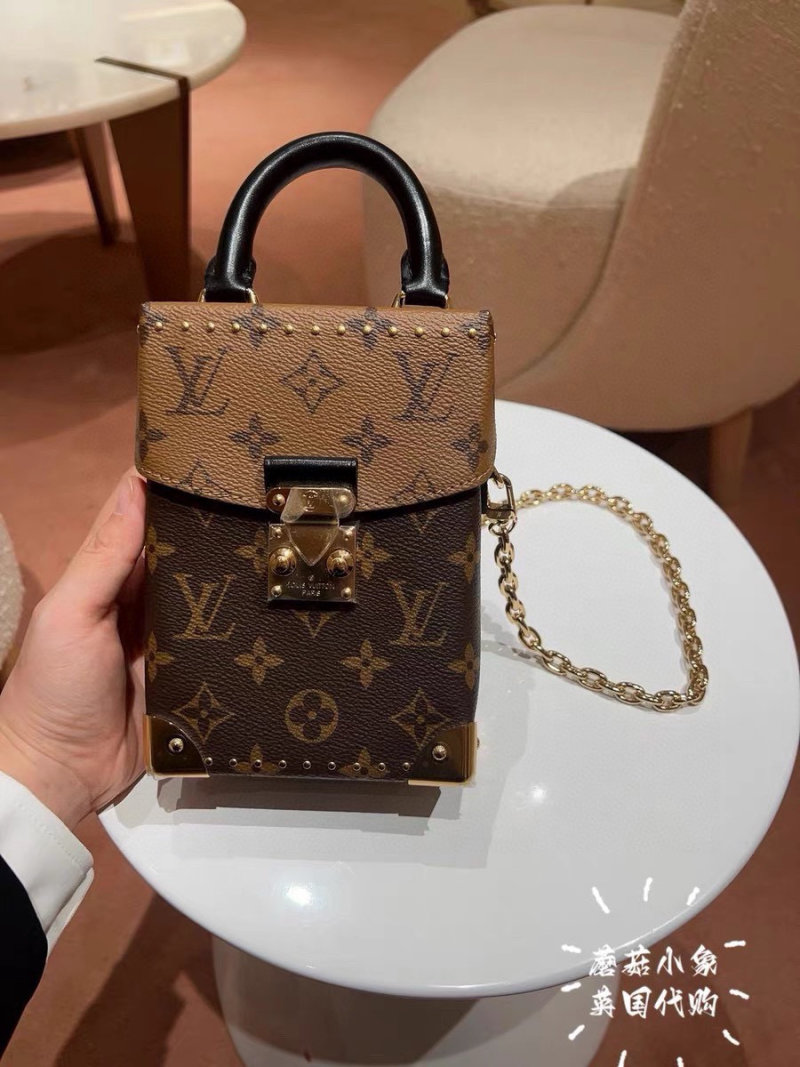 Louis Vuitton Monogram Studded Camera Box Bag Brown view