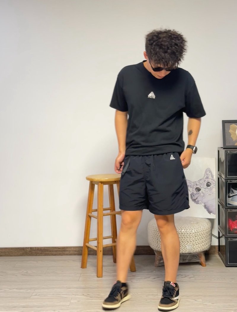 The North Face Black Nylon Shorts