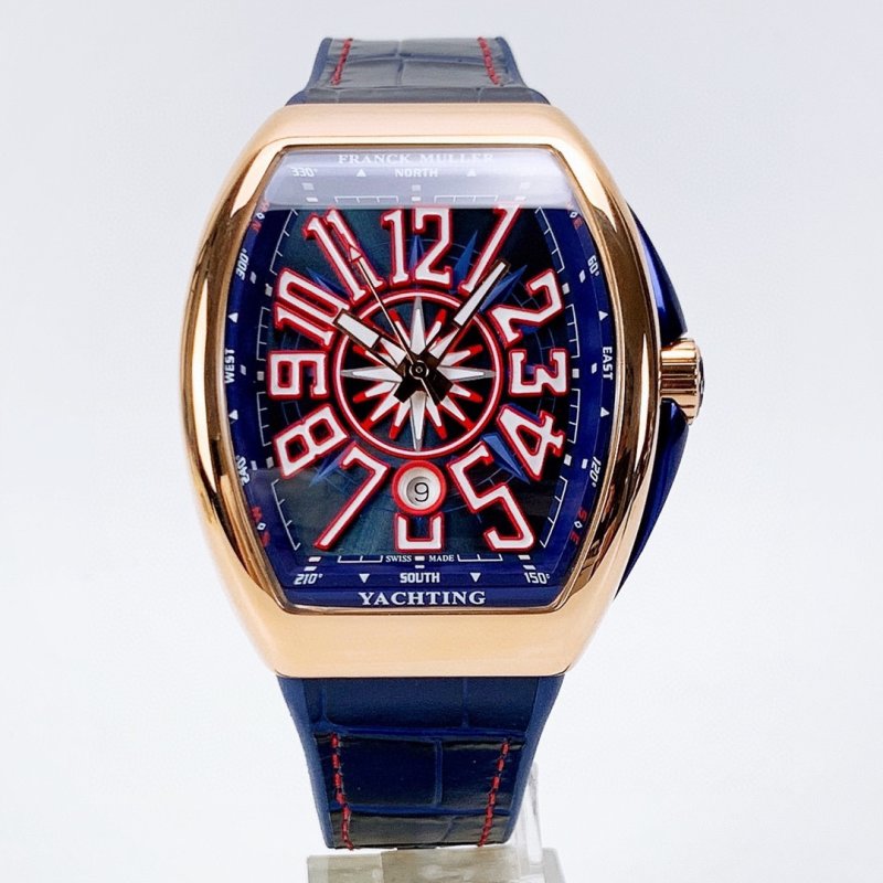 Franck Muller Vanguard V45 Crazy Hour Rose Gold Watch