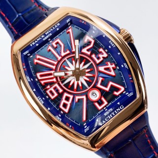 Franck Muller Vanguard V45 Crazy Hour Rose Gold Watch view 4