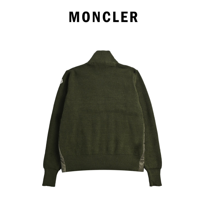 Moncler Olive Green Down Puffer Vest Jacket view