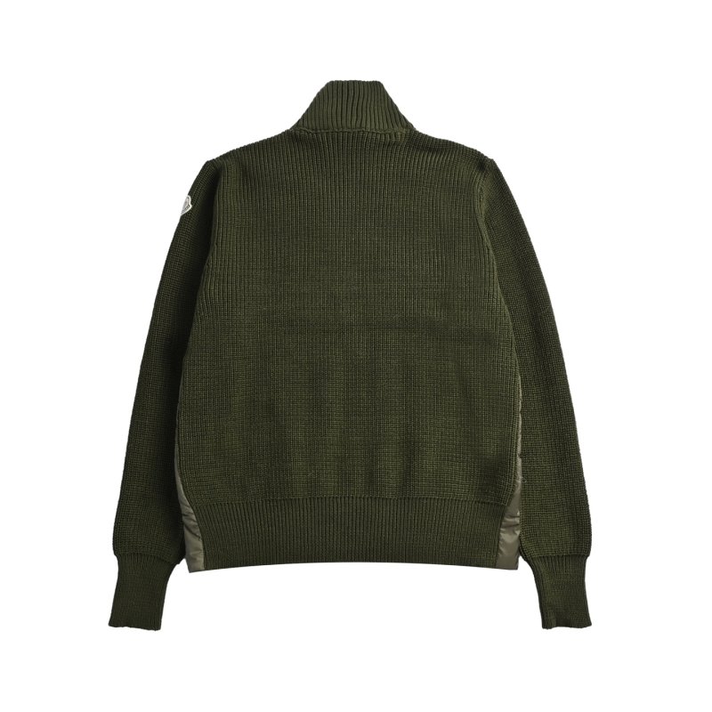 Moncler Olive Green Down Puffer Vest Jacket view