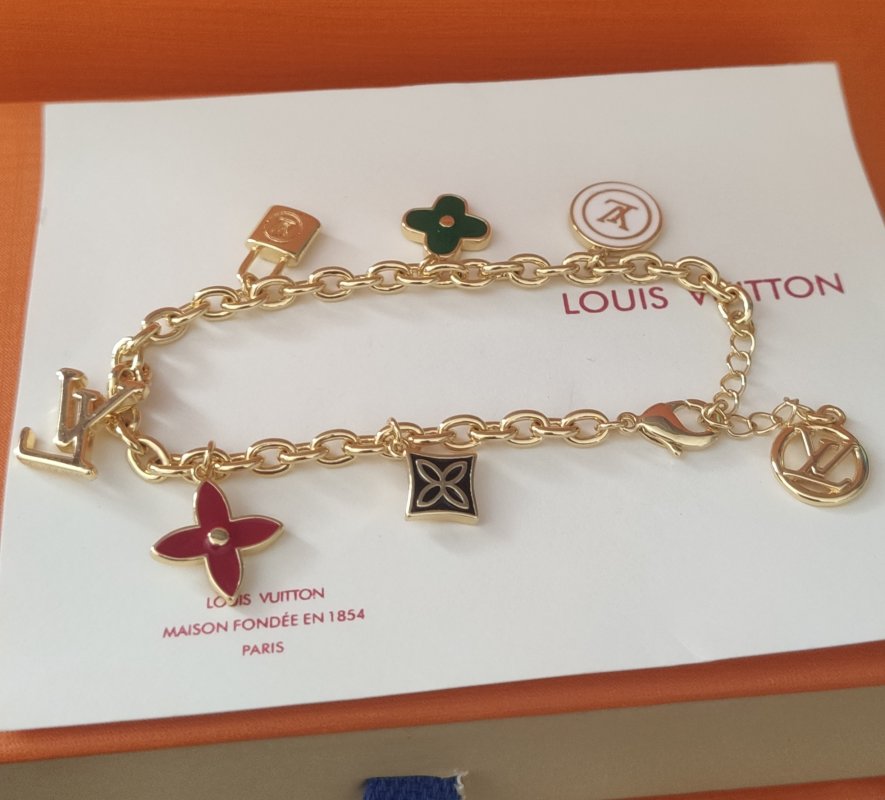 Louis Vuitton Multi-Element Charm Bracelet Gold view