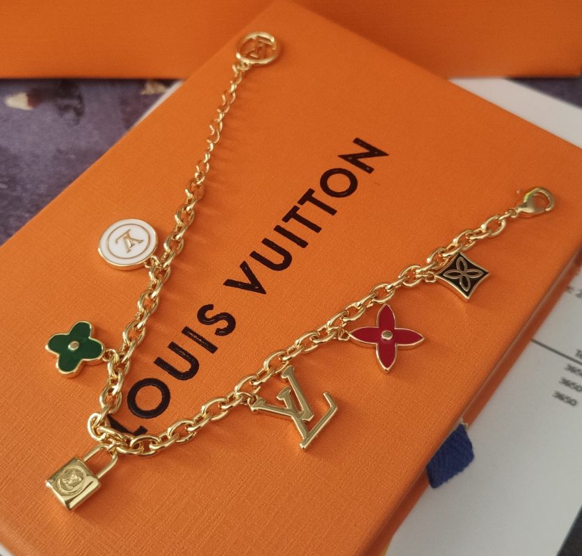 Louis Vuitton Multi-Element Charm Bracelet Gold view