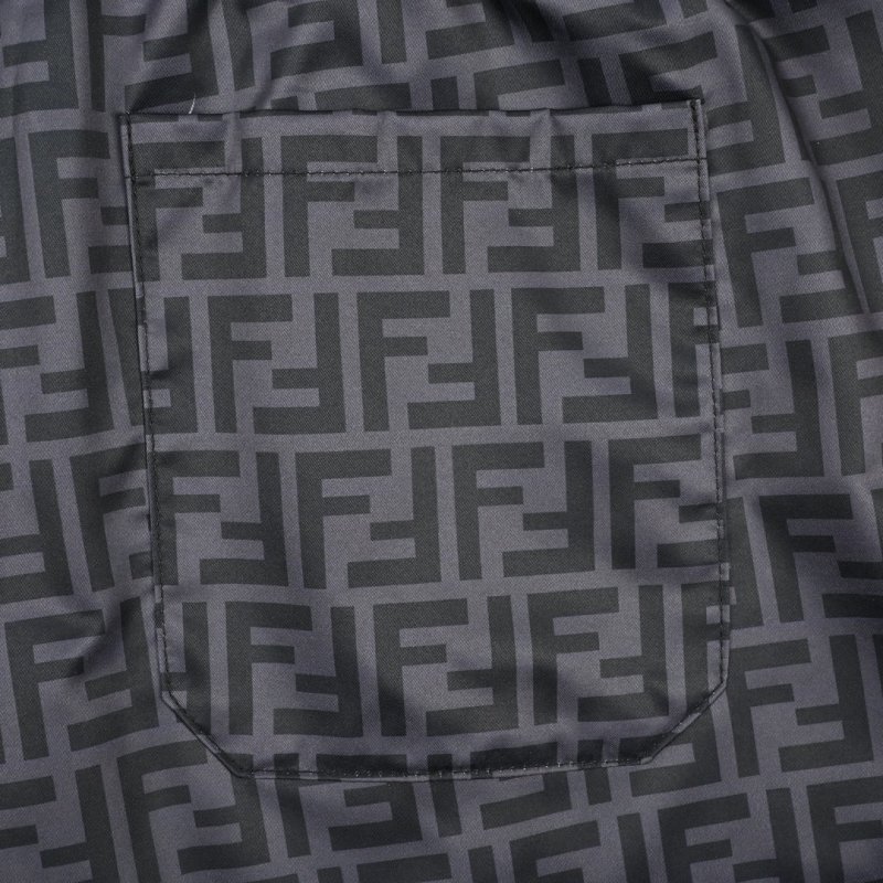 Fendi Navy Monogram Shorts view
