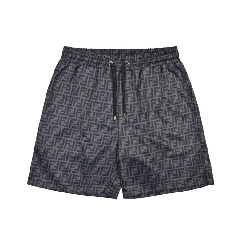 Fendi Navy Monogram Shorts view