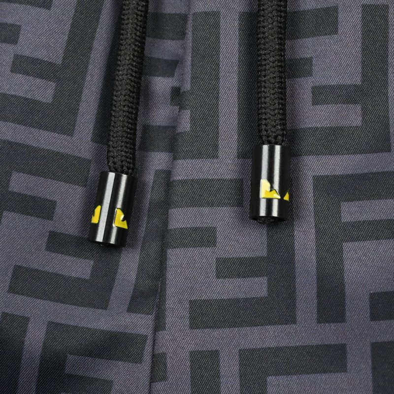 Fendi Navy Monogram Shorts view