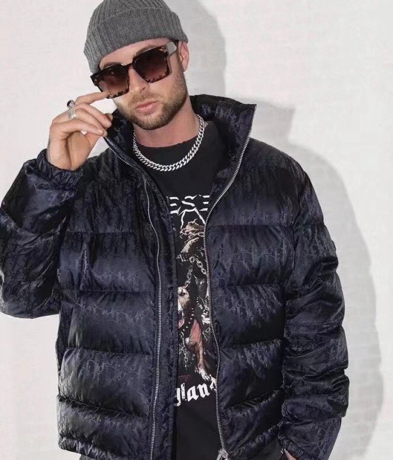 Dior Black Monogram Down Puffer Jacket view