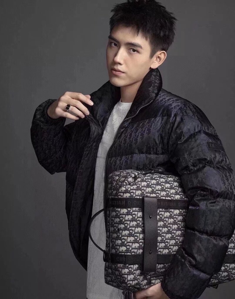 Dior Black Monogram Down Puffer Jacket view