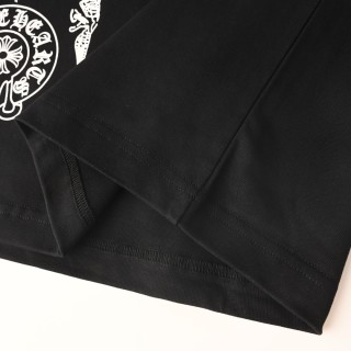 Chrome Hearts Colored Skull Graphic Short Sleeve T-Shirt Black view 8