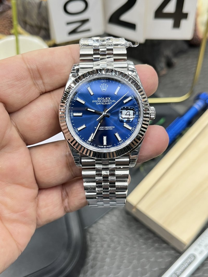 Rolex Datejust 41mm Blue Dial Automatic Watch