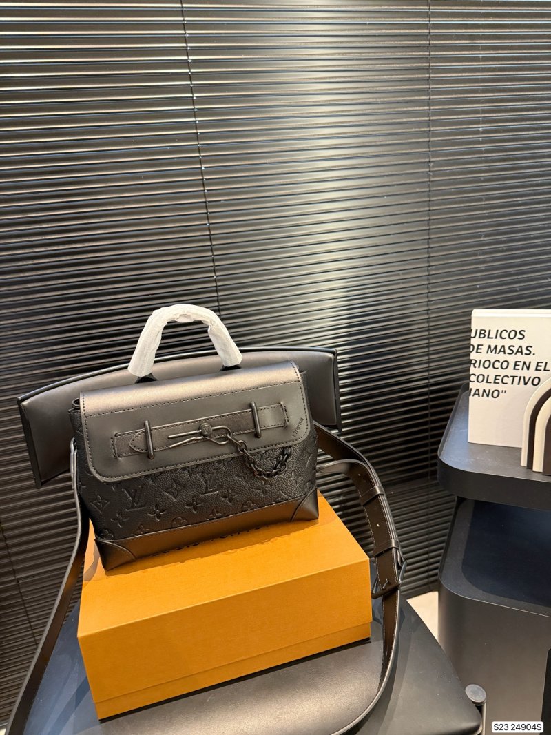 Louis Vuitton Black Monogram Messenger Bag view