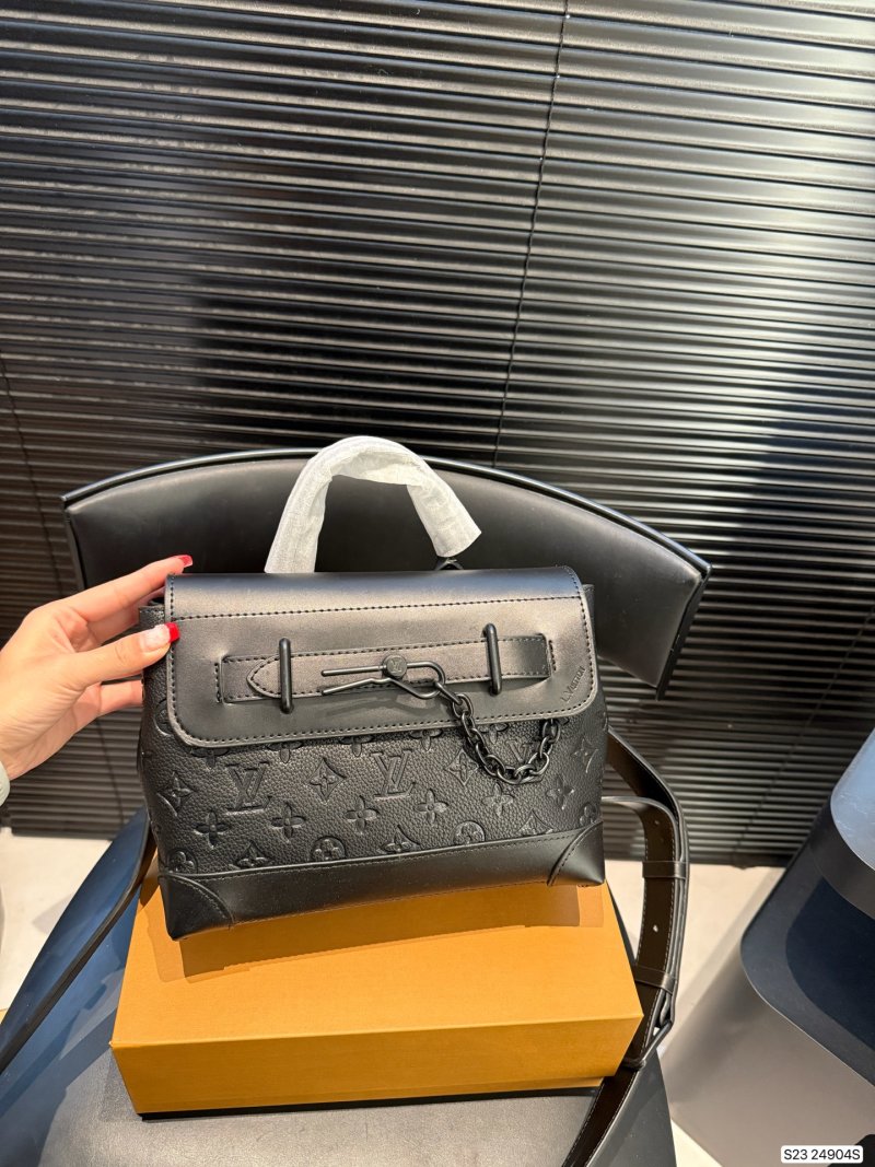 Louis Vuitton Black Monogram Messenger Bag view