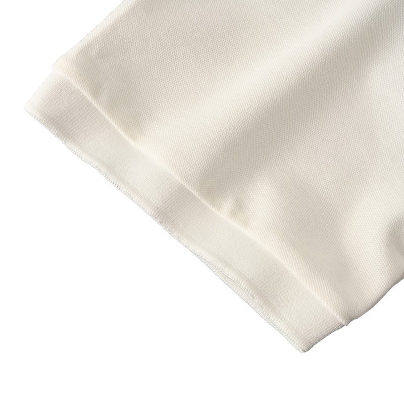 Stone Island White Short Sleeve Polo Shirt view