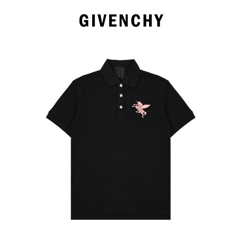Black Short-Sleeve Polo Shirt view