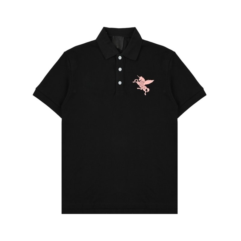 Black Short-Sleeve Polo Shirt view