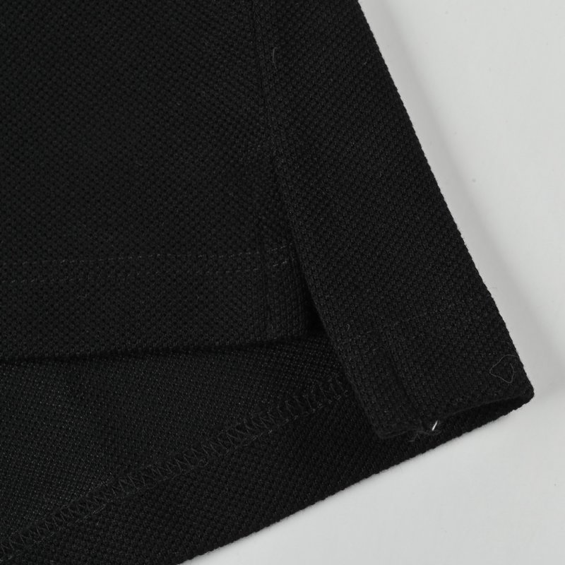 Black Short-Sleeve Polo Shirt view