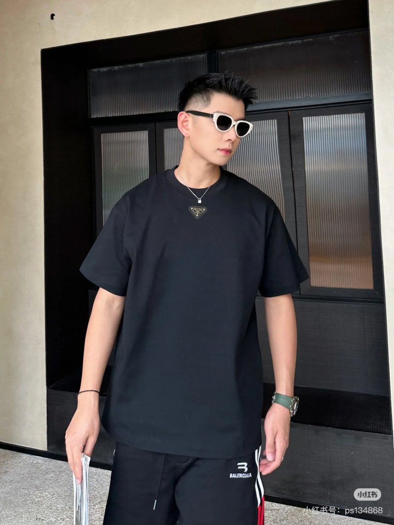 Prada Black Logo T-Shirt