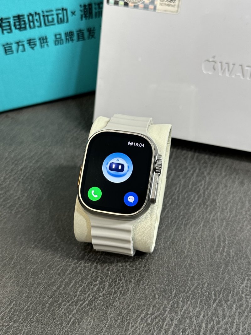 Apple Watch Ultra 2 White Ceramic Smart Watch UA Replica view