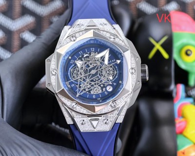 Hublot Big Bang Sapphire Skeleton Blue Dial Watch