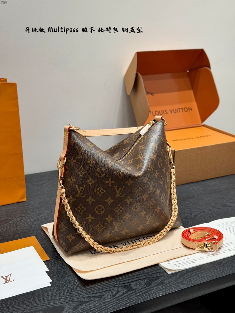 Louis Vuitton Multipass Monogram Tote Bag Brown