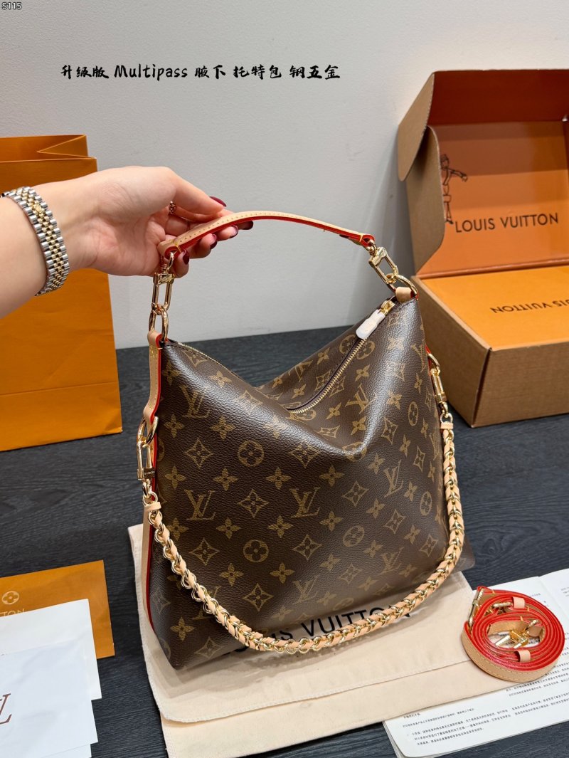 Louis Vuitton Multipass Monogram Tote Bag Brown view