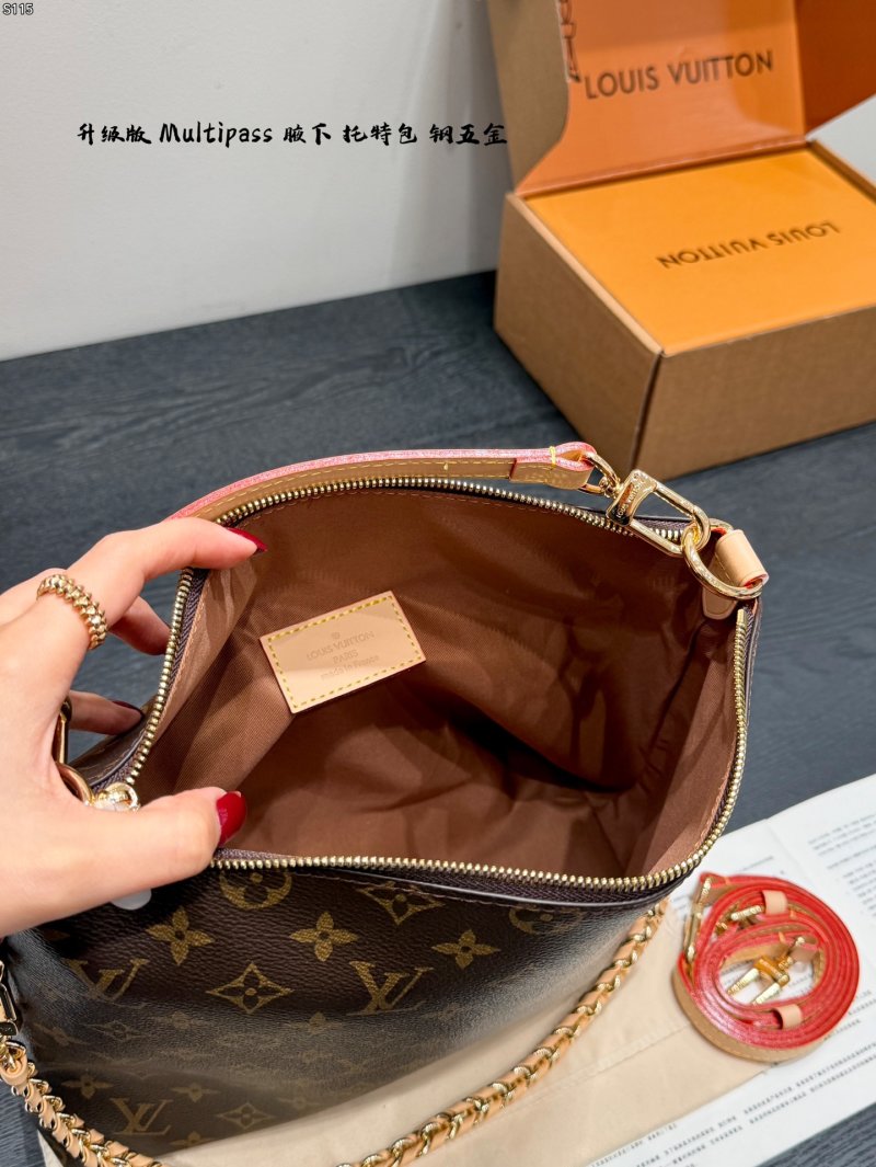 Louis Vuitton Multipass Monogram Tote Bag Brown view