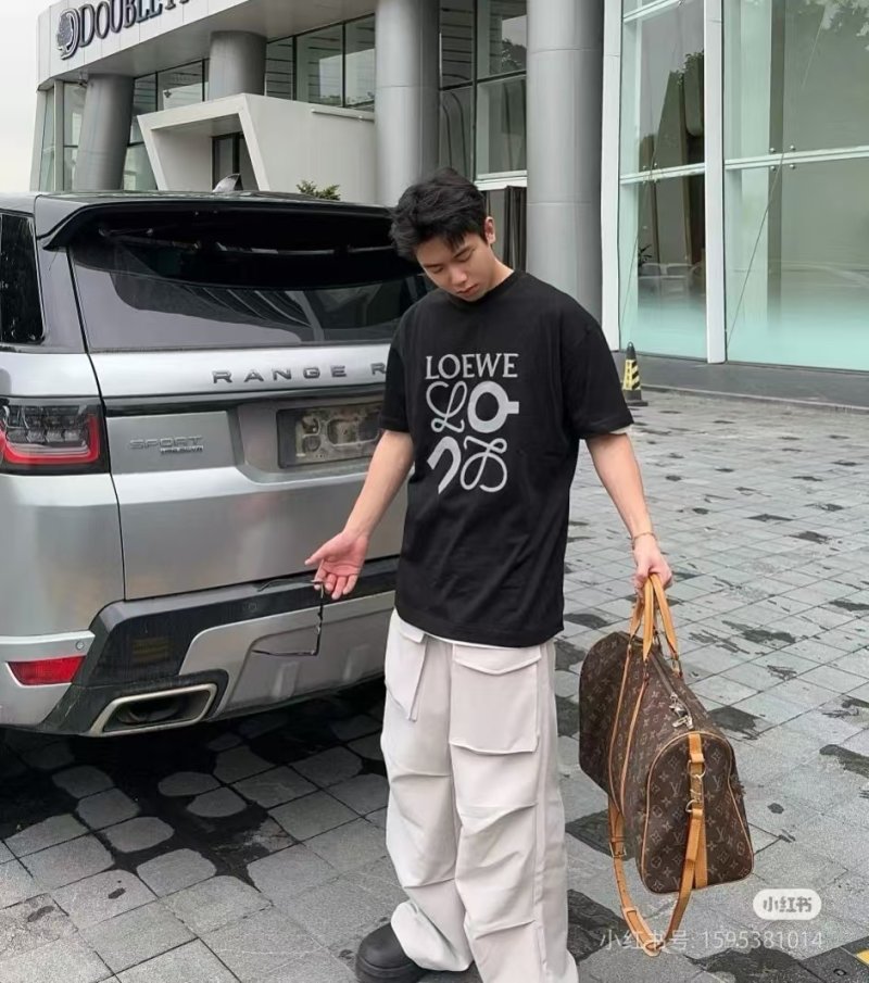 Loewe Logo Print Black T-Shirt view
