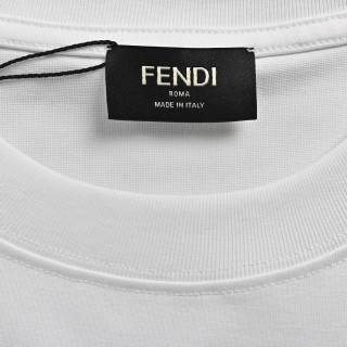 Fendi Roma White Graphic T-Shirt view 14
