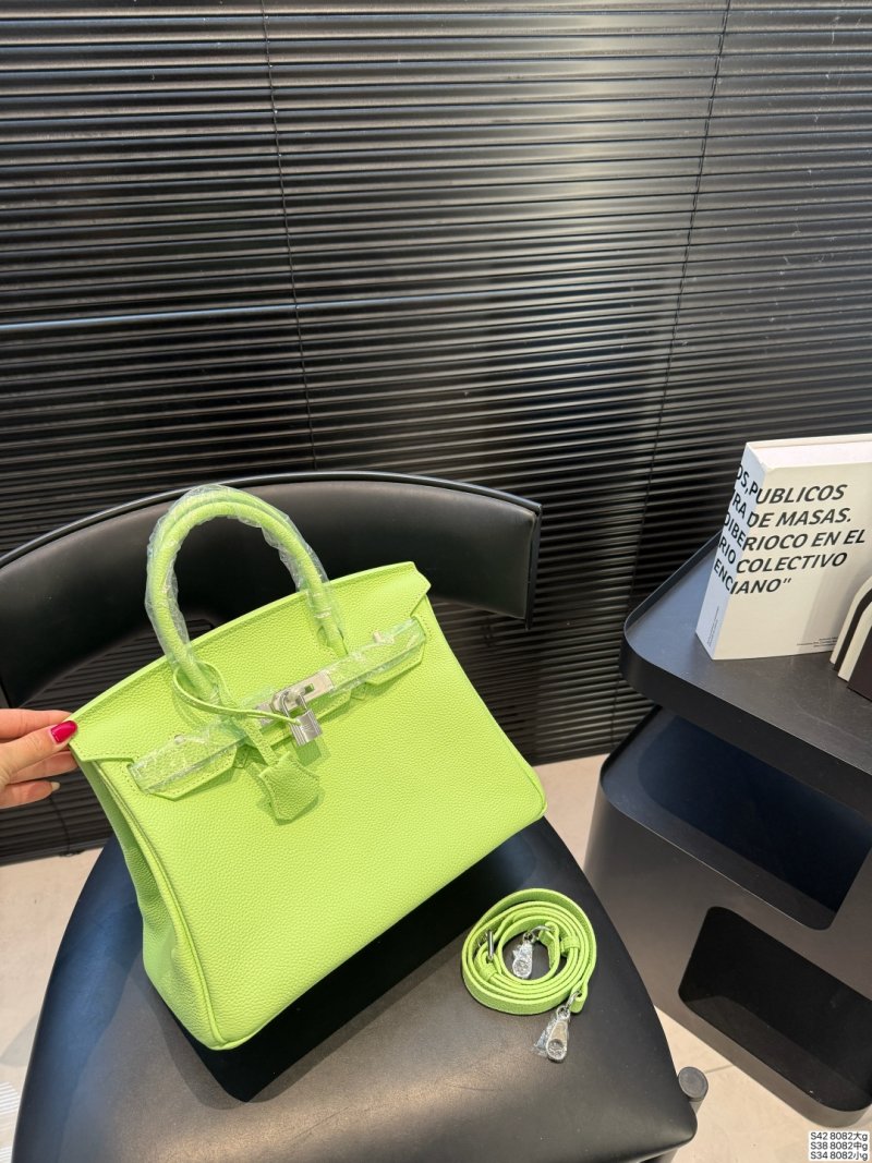 Hermès Birkin 30cm Neon Yellow Leather Tote Bag view