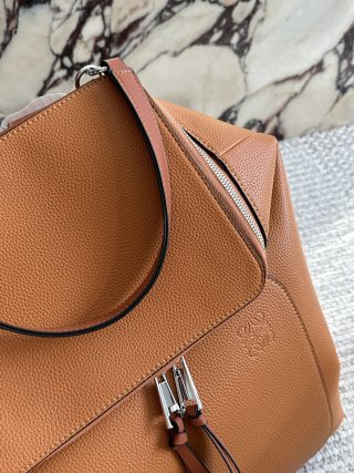 Loewe Goya Small Backpack Tan Leather view 2