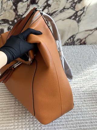 Loewe Goya Small Backpack Tan Leather view 3