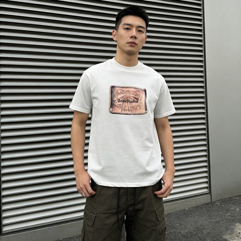 Essentials White Graphic Logo T-Shirt
