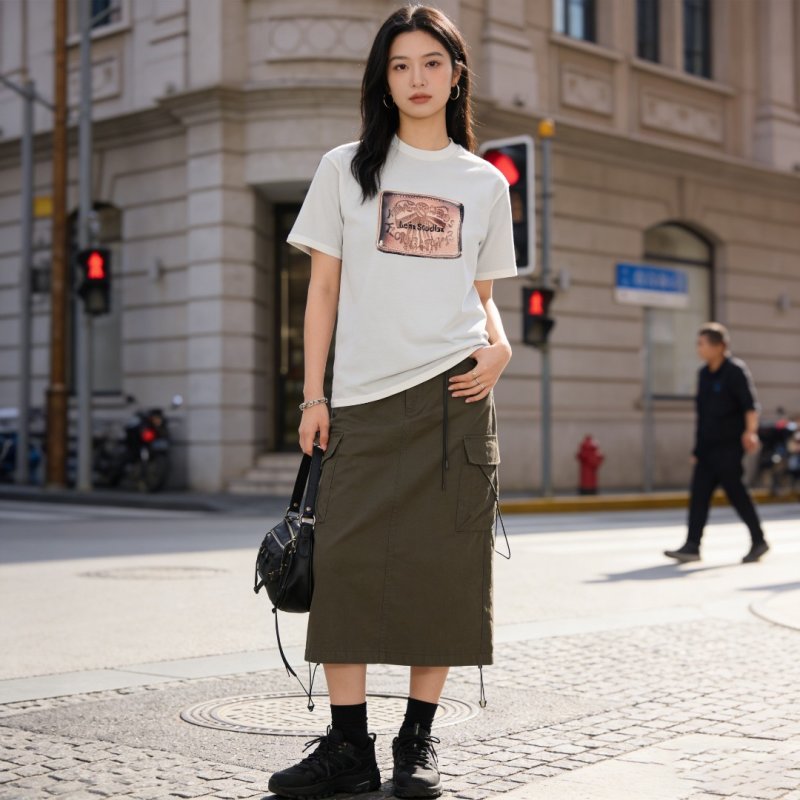 Essentials White Graphic Logo T-Shirt view