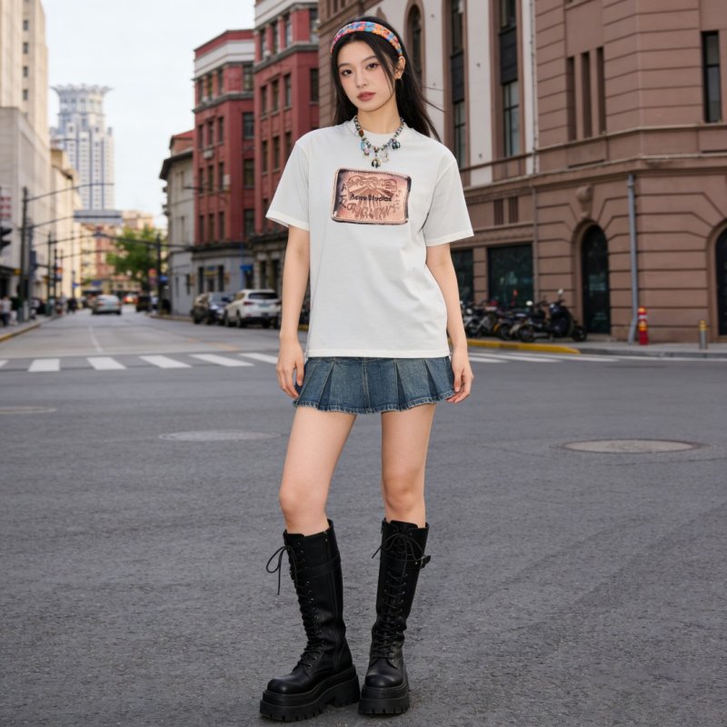 Essentials White Graphic Logo T-Shirt view