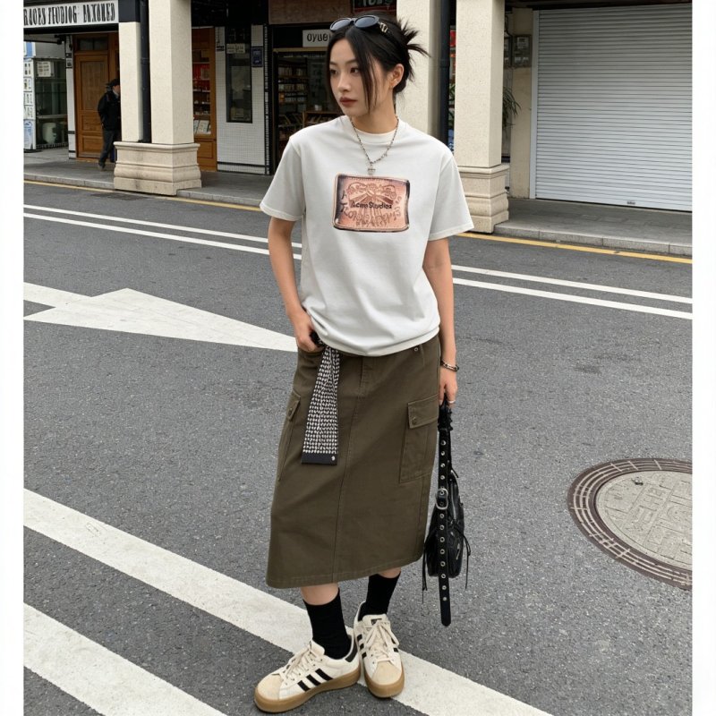 Essentials White Graphic Logo T-Shirt view