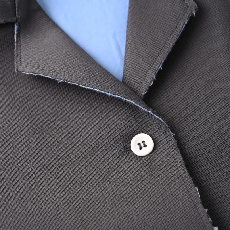 Essentials Charcoal Oversized Wool Blend Shirt Jacket view