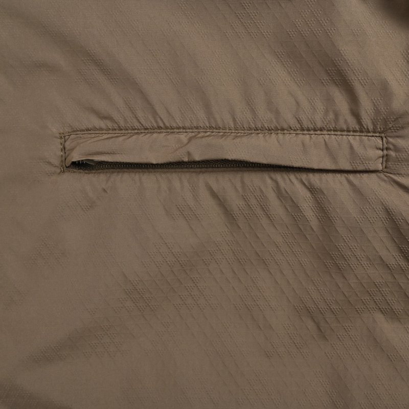 Stone Island Taupe Hooded Nylon Jacket view