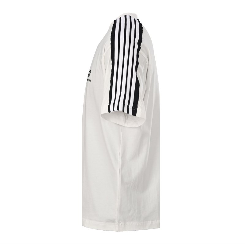Balenciaga Unity Sports Icon Dual Stripe White T-Shirt view