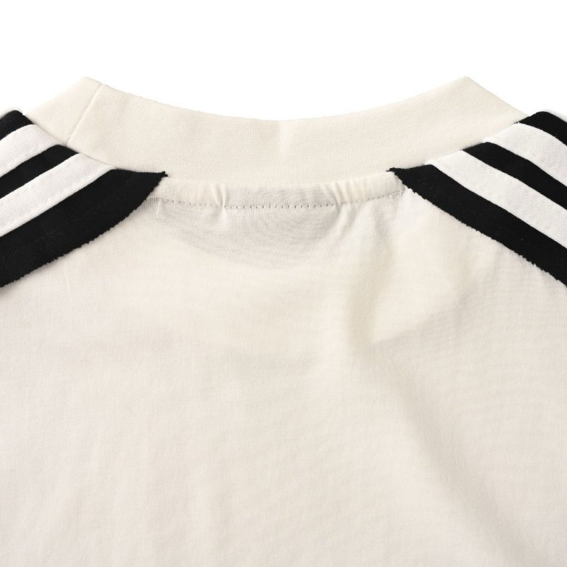 Balenciaga Unity Sports Icon Dual Stripe White T-Shirt view