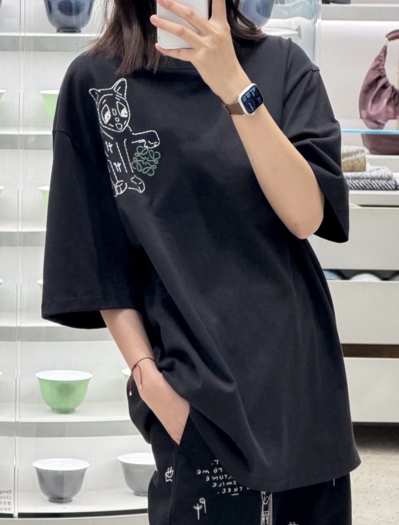 Loewe Black Angel Graphic T-Shirt view