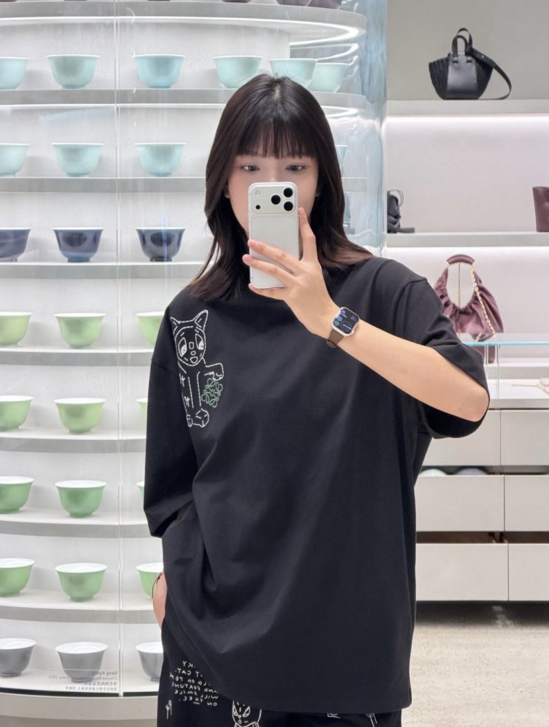 Loewe Black Angel Graphic T-Shirt view