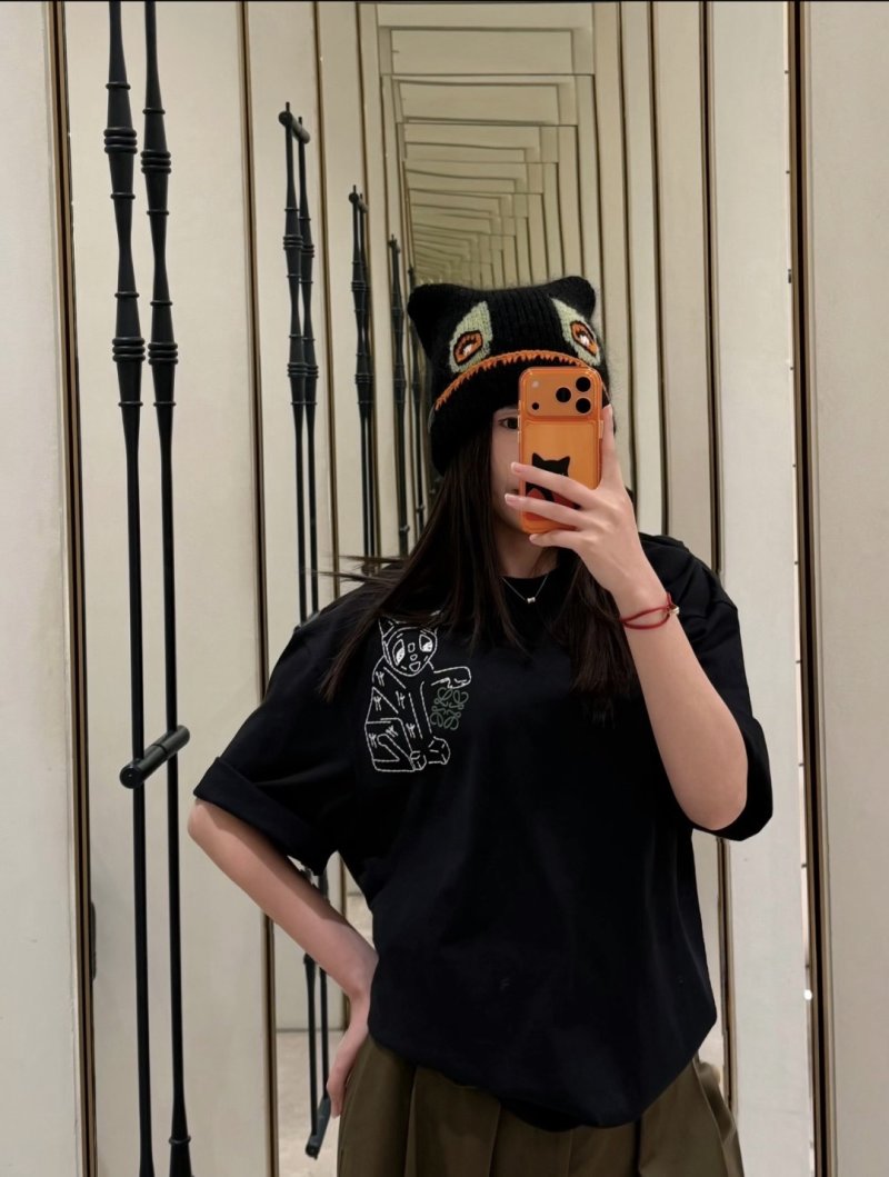 Loewe Black Angel Graphic T-Shirt view