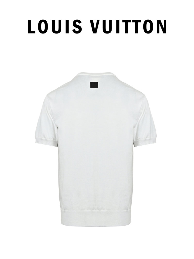Louis Vuitton Monogram Jacquard White T-Shirt view