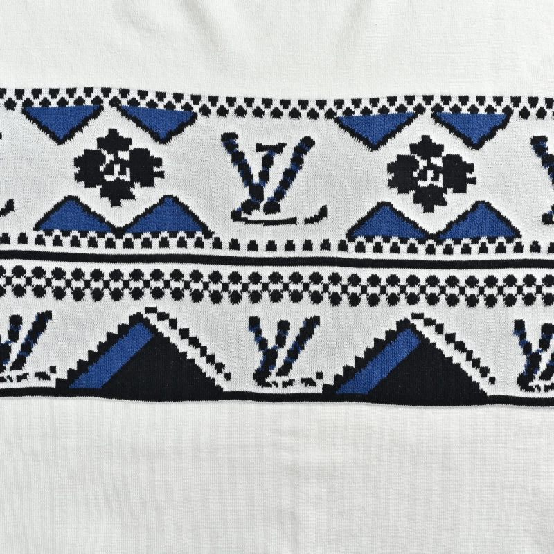 Louis Vuitton Monogram Jacquard White T-Shirt view