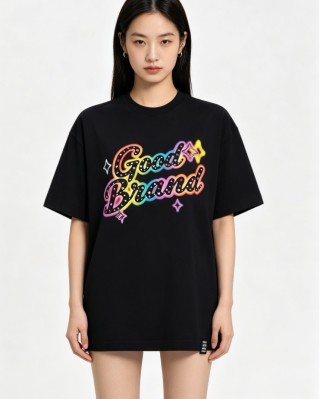Good Brand Oversized Graphic T-Shirt Black view 4